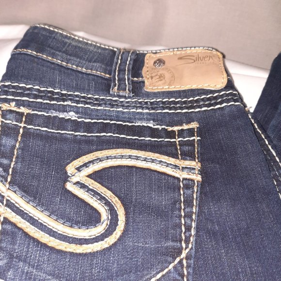 Woman`s Silver Frances 22" Jeans. - Picture 6 of 9